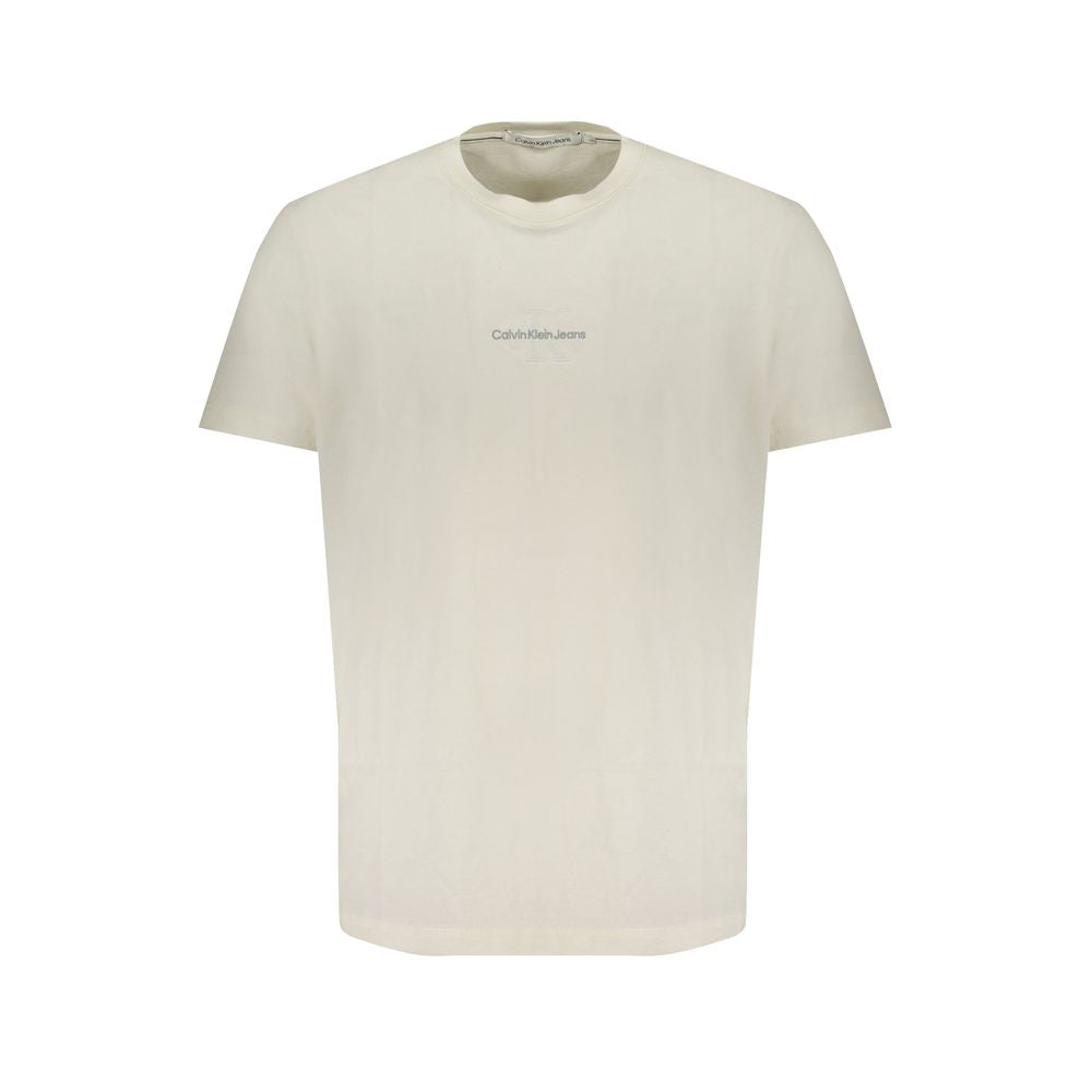 Camiseta de algodón blanca de Calvin Klein
