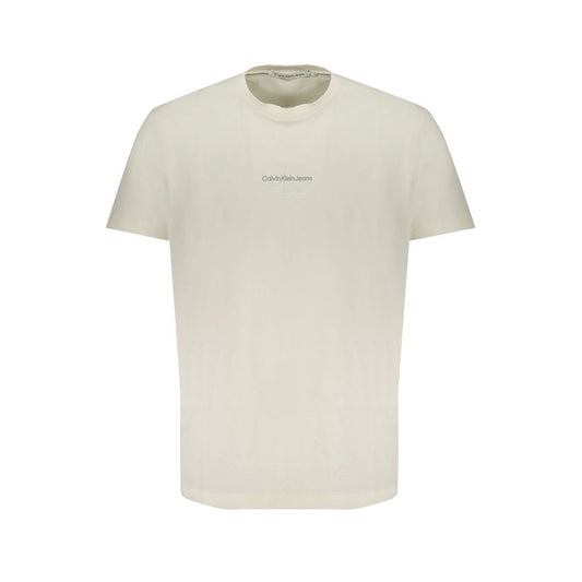Camiseta de algodón blanca de Calvin Klein