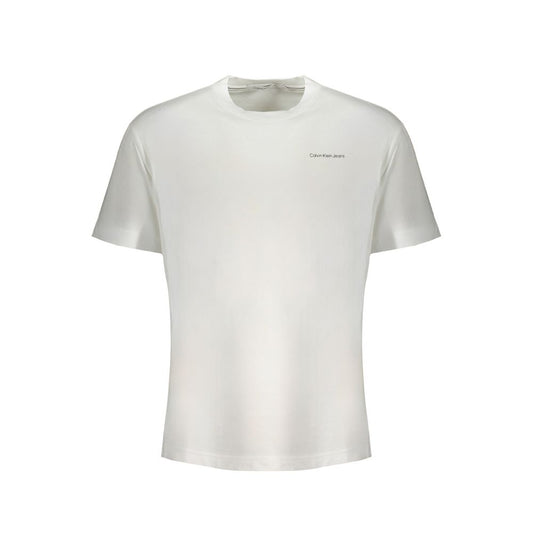 Camiseta de algodón blanca de Calvin Klein
