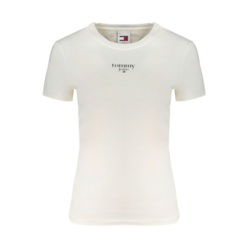 Tommy Hilfiger White Cotton Tops & T-Shirt