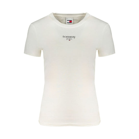 Tommy Hilfiger White Cotton Tops & T-Shirt