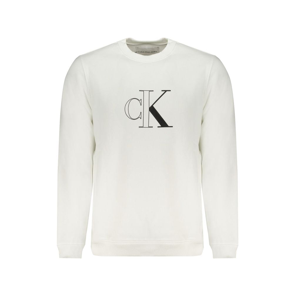 Suéter de algodón blanco de Calvin Klein