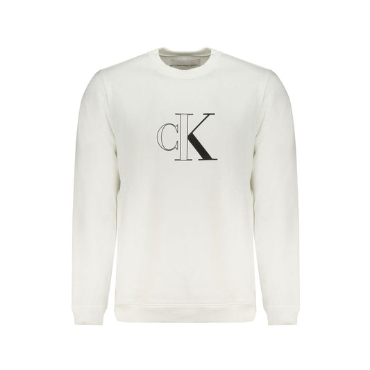 Suéter de algodón blanco de Calvin Klein