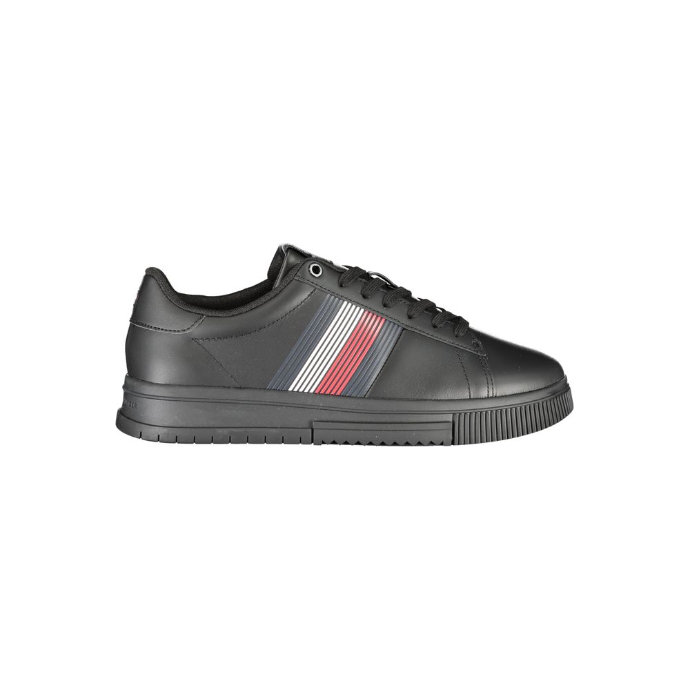 Zapatillas Tommy Hilfiger negras de poliéster