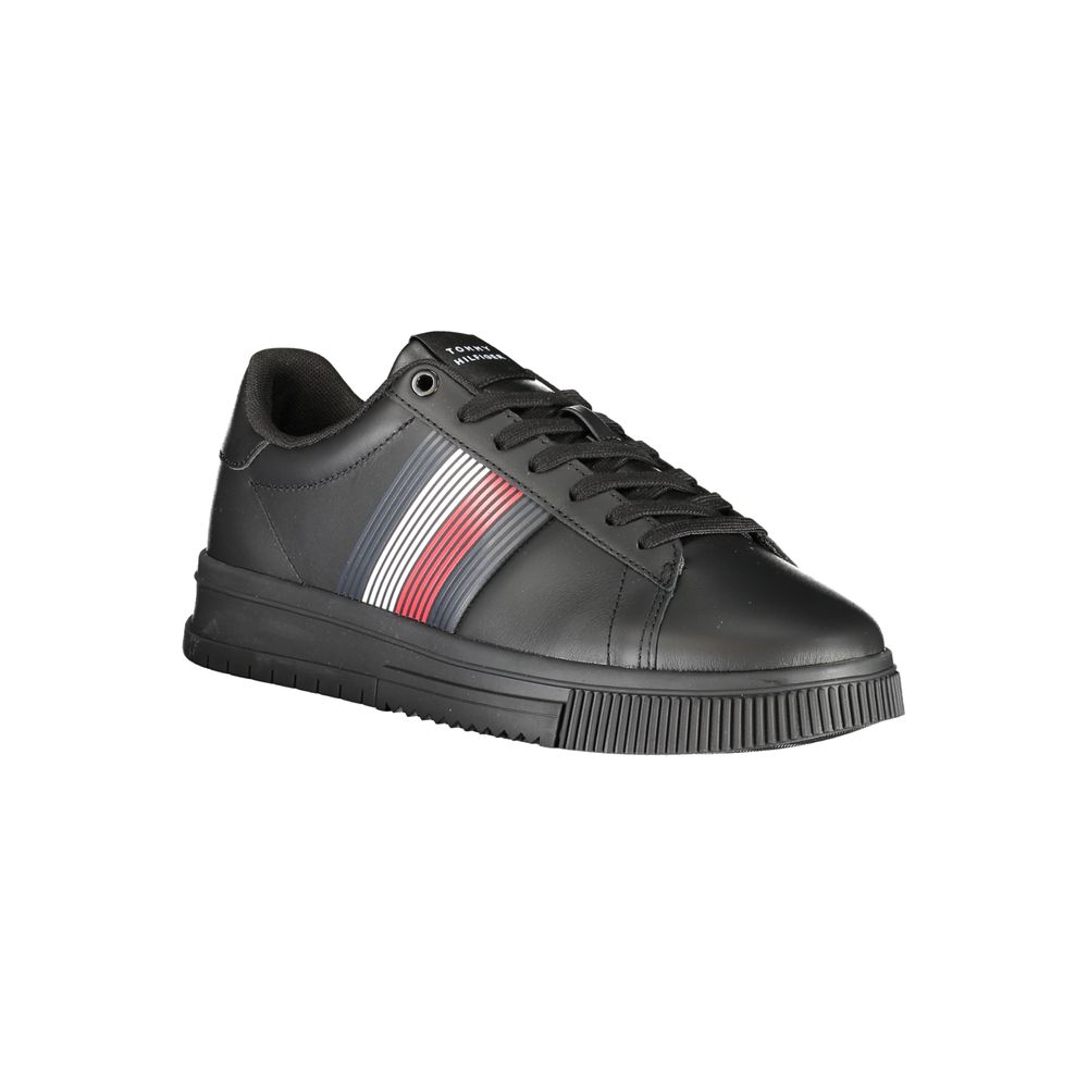 Zapatillas Tommy Hilfiger negras de poliéster
