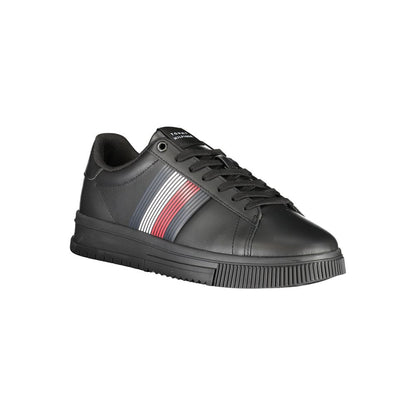 Zapatillas Tommy Hilfiger negras de poliéster