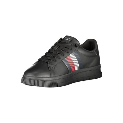 Zapatillas Tommy Hilfiger negras de poliéster