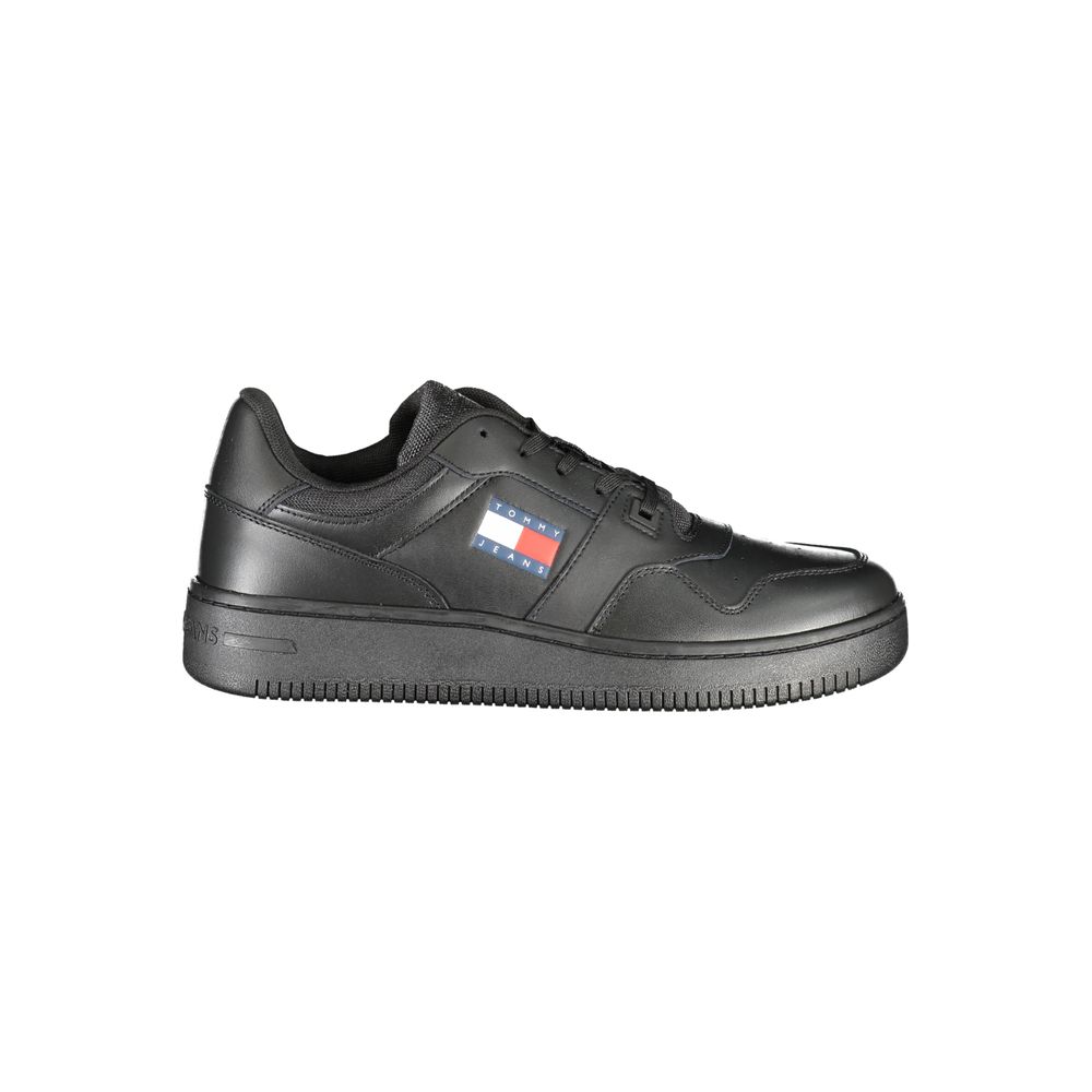 Zapatillas Tommy Hilfiger negras de poliéster