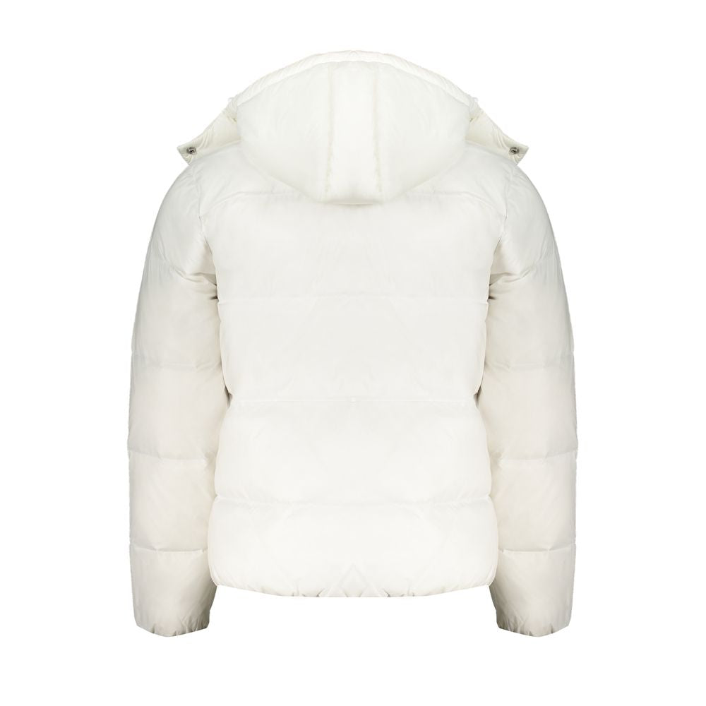 Chaqueta de poliamida blanca de Calvin Klein