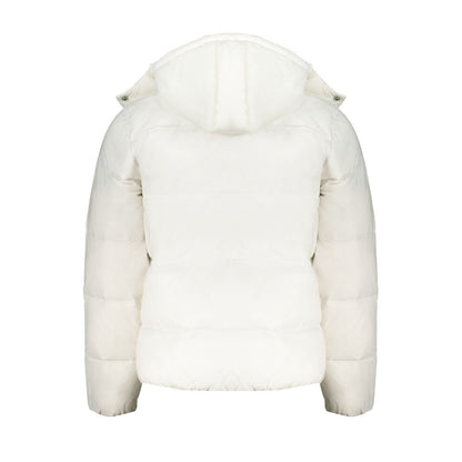 Chaqueta de poliamida blanca de Calvin Klein
