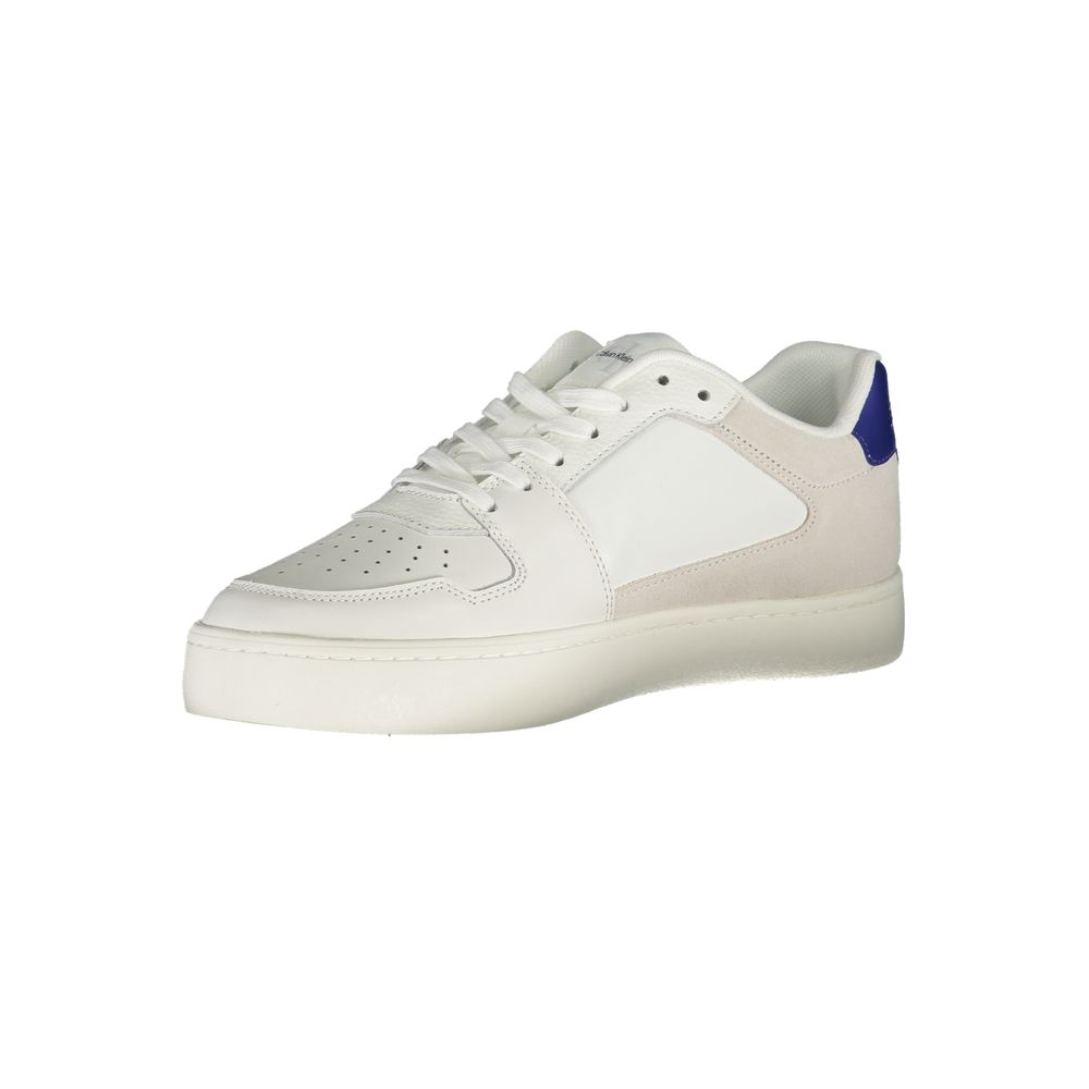 Zapatillas de cuero blancas para hombre de Calvin Klein