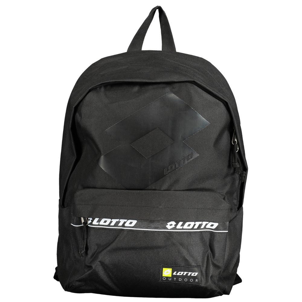 Mochila Lotto de poliéster negra