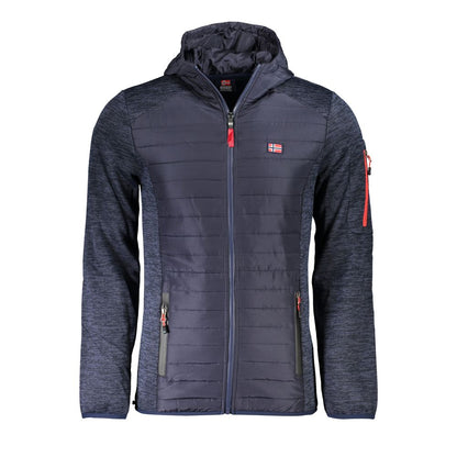 Chaqueta de poliéster azul para hombre de Noruega 1963