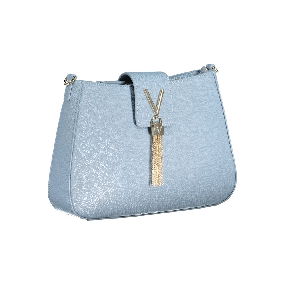 Bolso de mano de polietileno azul claro de Valentino Bags