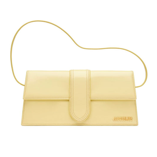 Bolso de mano de piel amarilla de Jacquemus