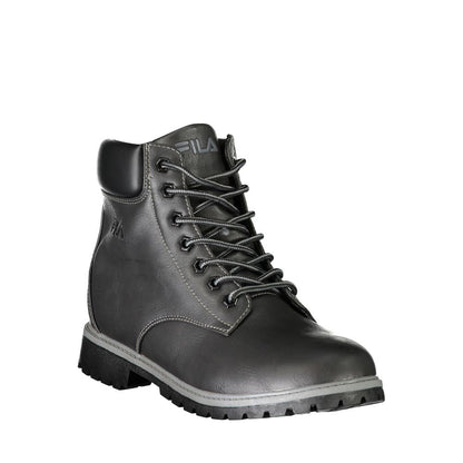 Fila Black Polyester Men Boot