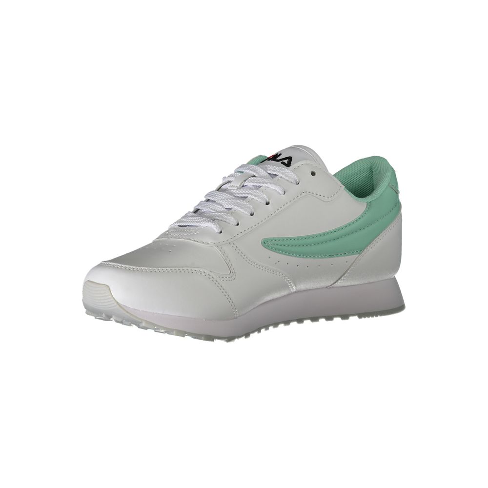 Fila White Polyester Women Sneaker