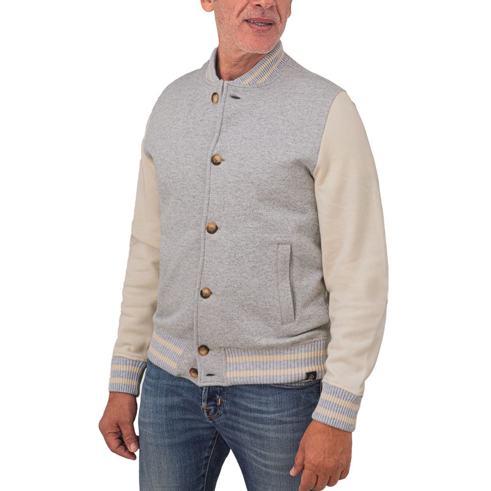 Gran Sasso Gray Cotton Jacket