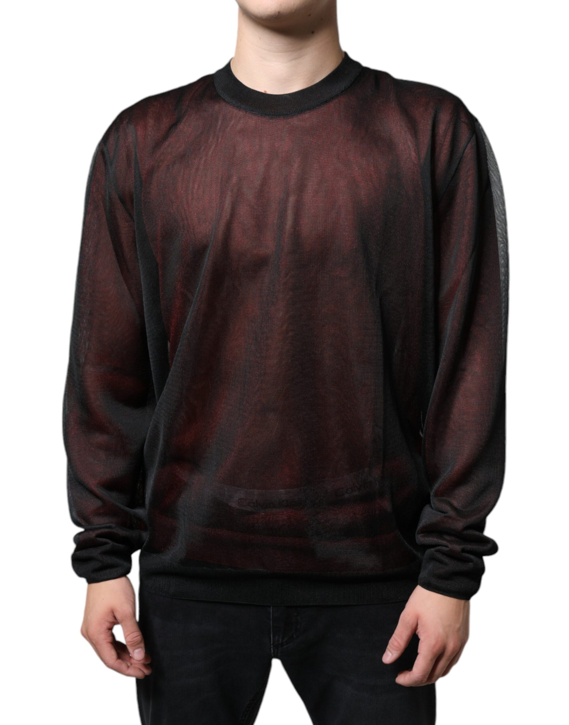 Dolce & Gabbana Brown Polyester Pullover Sweatshirt Sweater