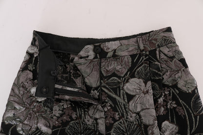 Elegantes shorts de cintura alta con brocado de Dolce &amp; Gabbana