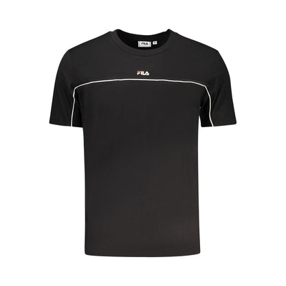 Fila Black Cotton T-Shirt