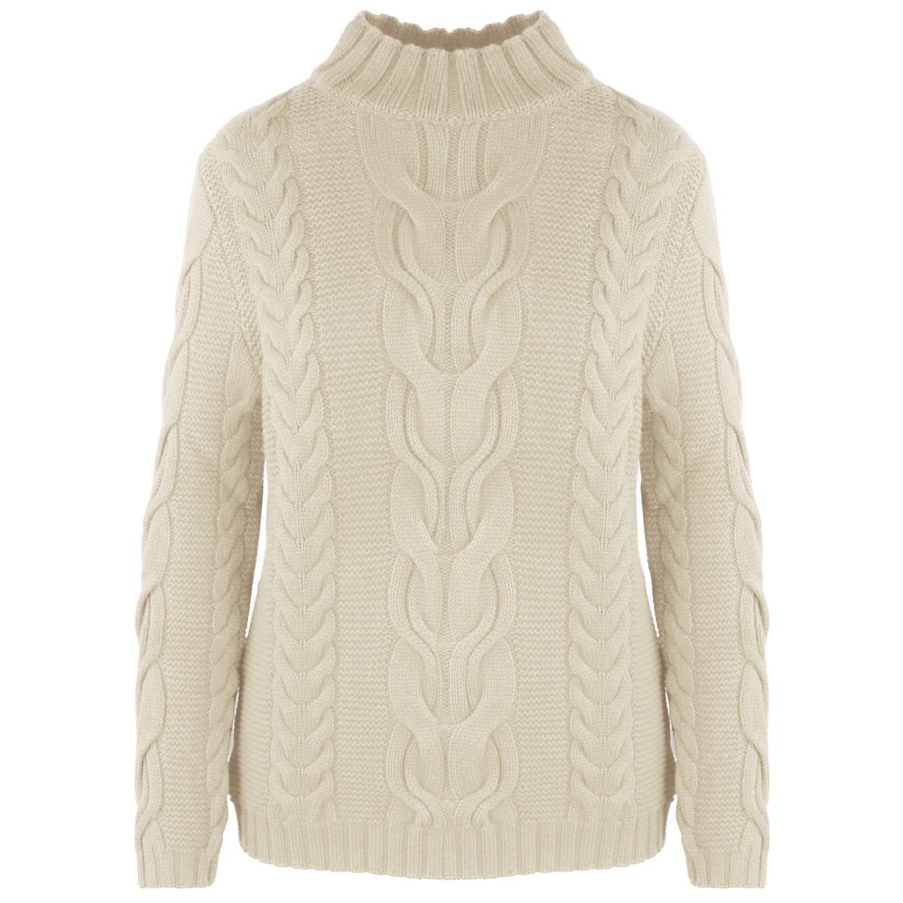 Malo Beige Wool Sweater