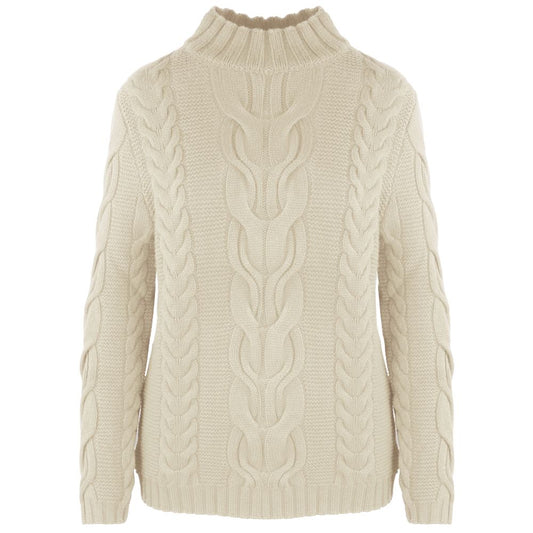 Malo Beige Wool Sweater