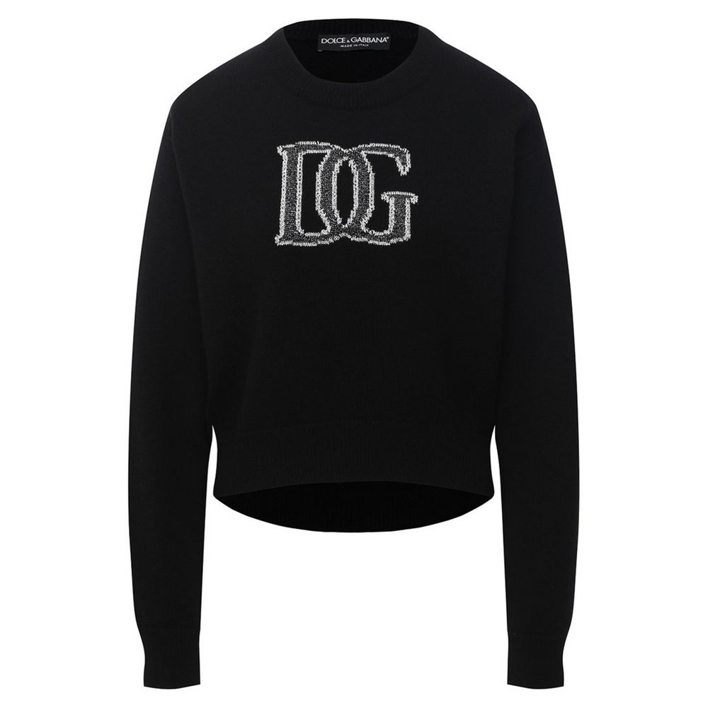 Dolce & Gabbana Black Wool Sweater