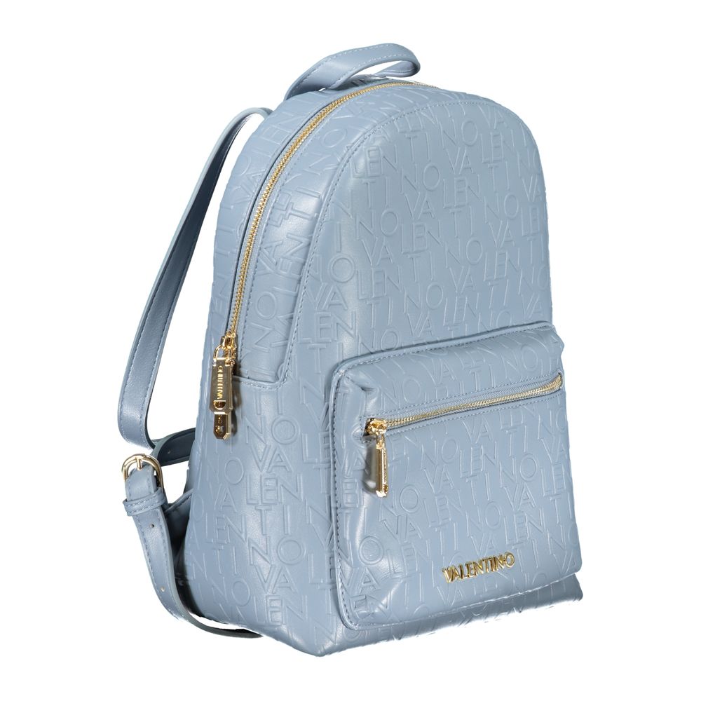 Valentino Bags Light Blue Polyethylene Backpack