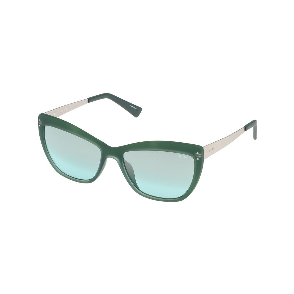 Police Green Injected Sunglasses