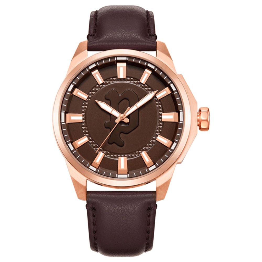 Police Brown Leather Watch