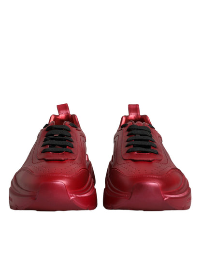 Dolce & Gabbana Red Daymaster Low Top Sneakers Shoes