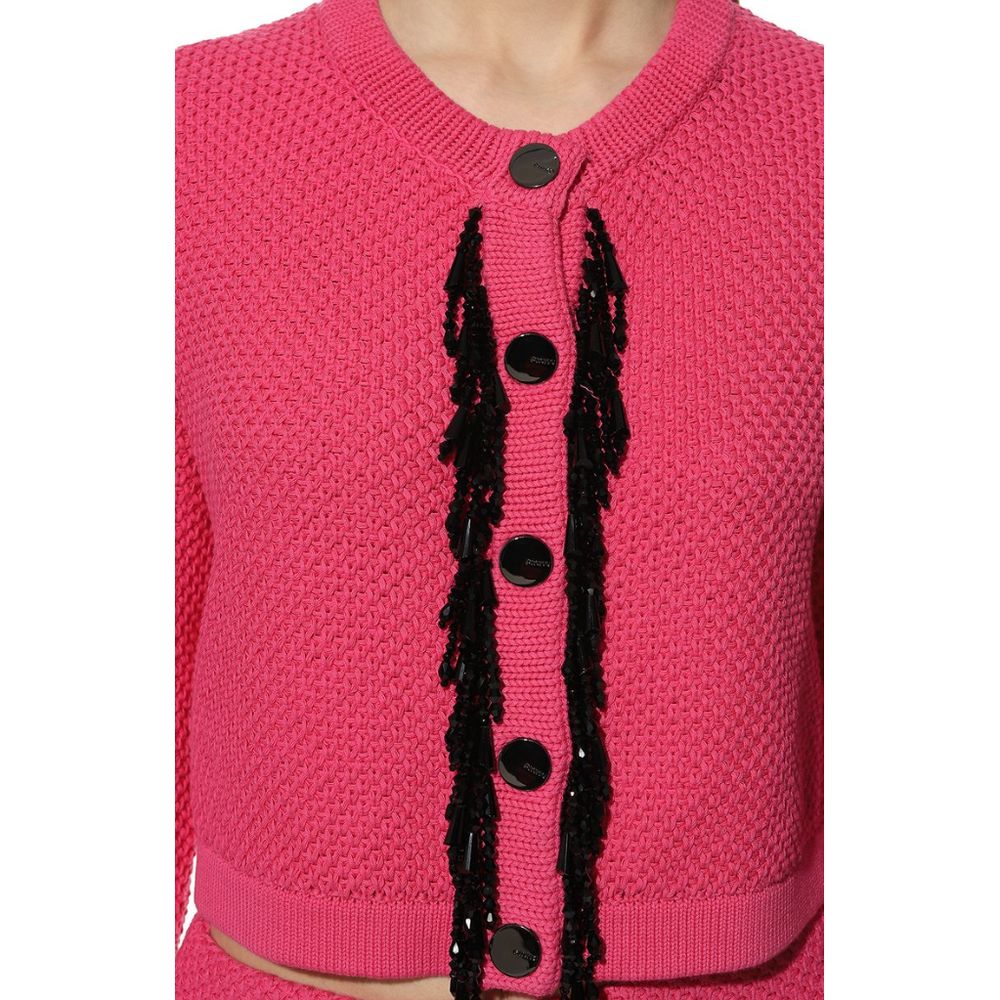 PINKO Fuchsia Cotton Sweater