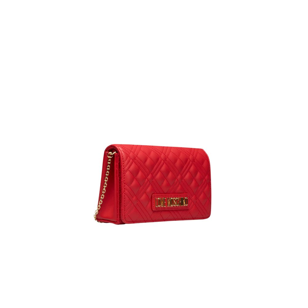 Love Moschino Red Polyethylene Crossbody Bag