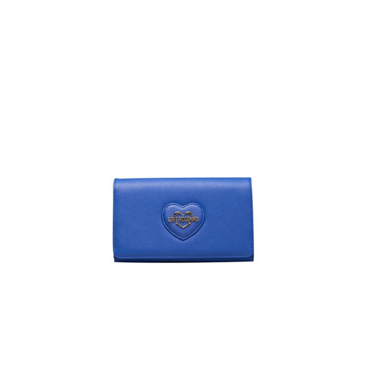 Love Moschino Blue Polyethylene Crossbody Bag