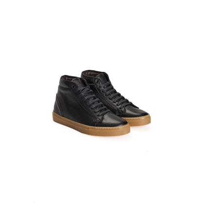 Roberto Pepe Luxury Black Calfskin Sneaker