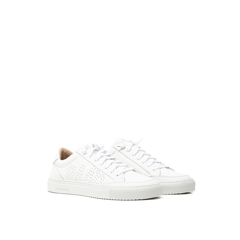 P448 White Leather Sneaker