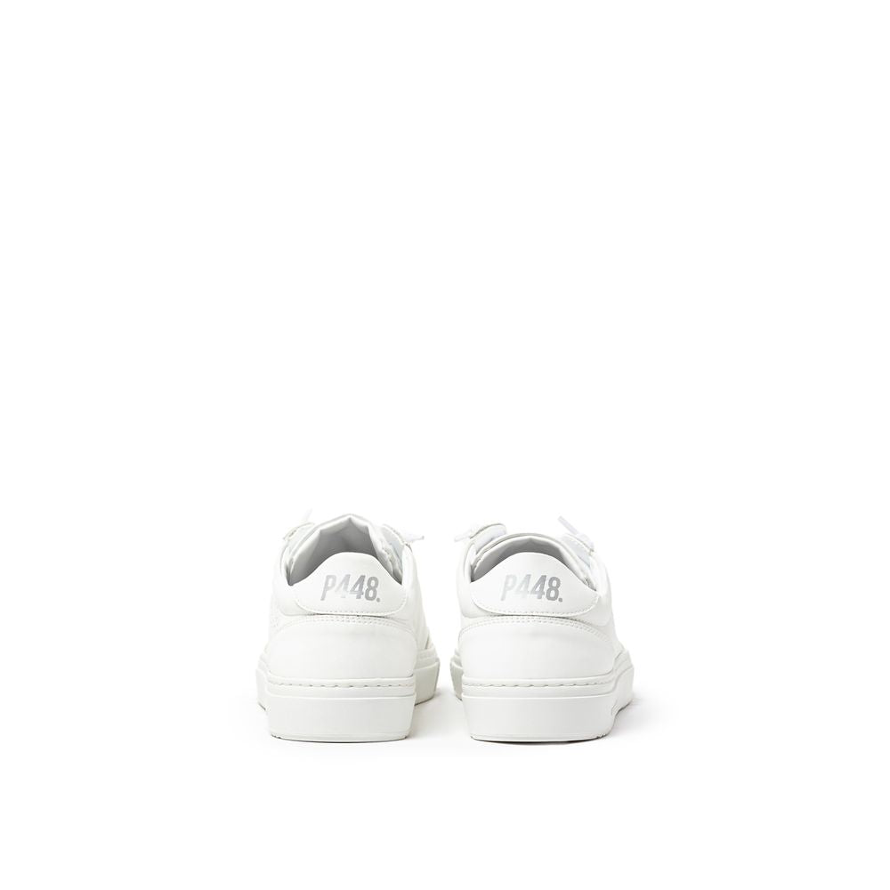 P448 White Leather Sneaker