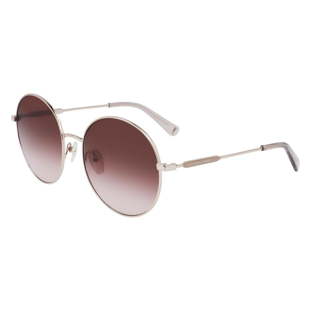 Longchamp Gold Metal Sunglasses