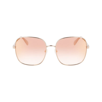 Longchamp Gold Metal Sunglasses