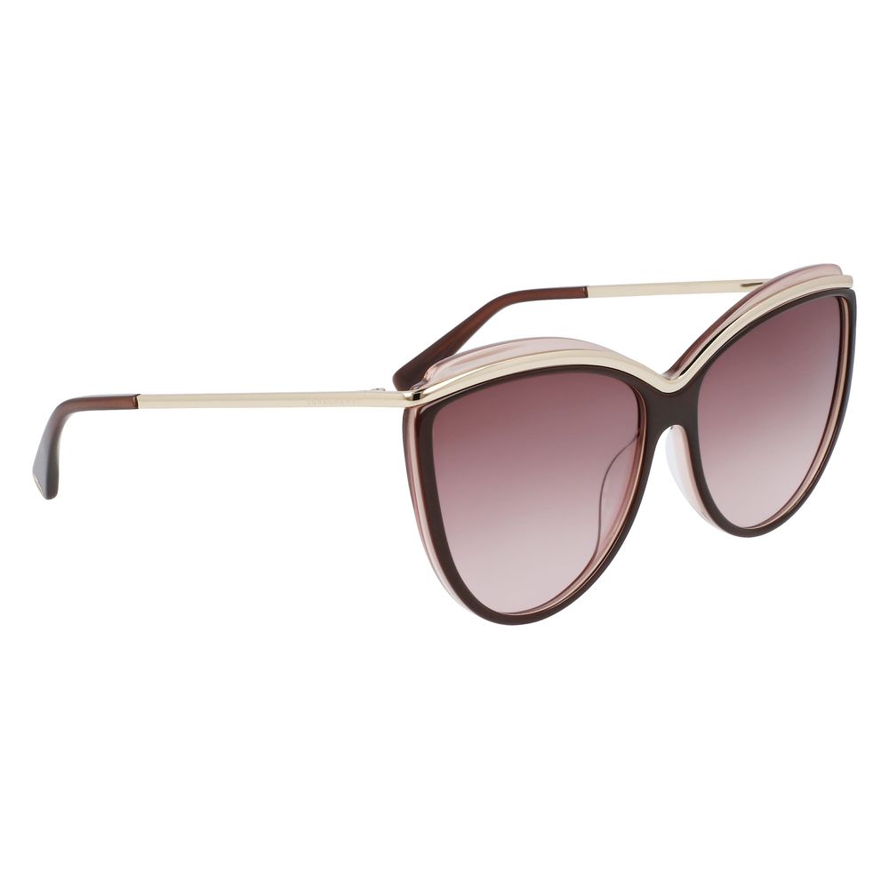 Longchamp Brown Acetate Sunglasses