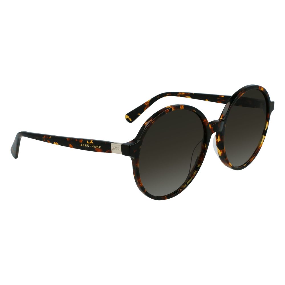 Longchamp Brown Acetate Sunglasses