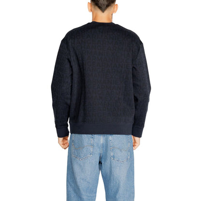 Armani Exchange Blue Cotton Sweater