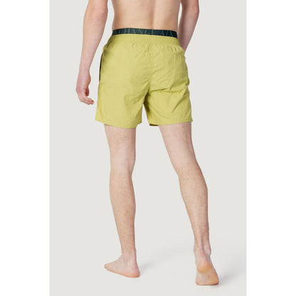 Armani Exchange Green Polyester Swimwear