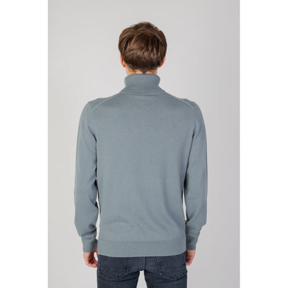 Hugo Boss Green Cotton Sweater