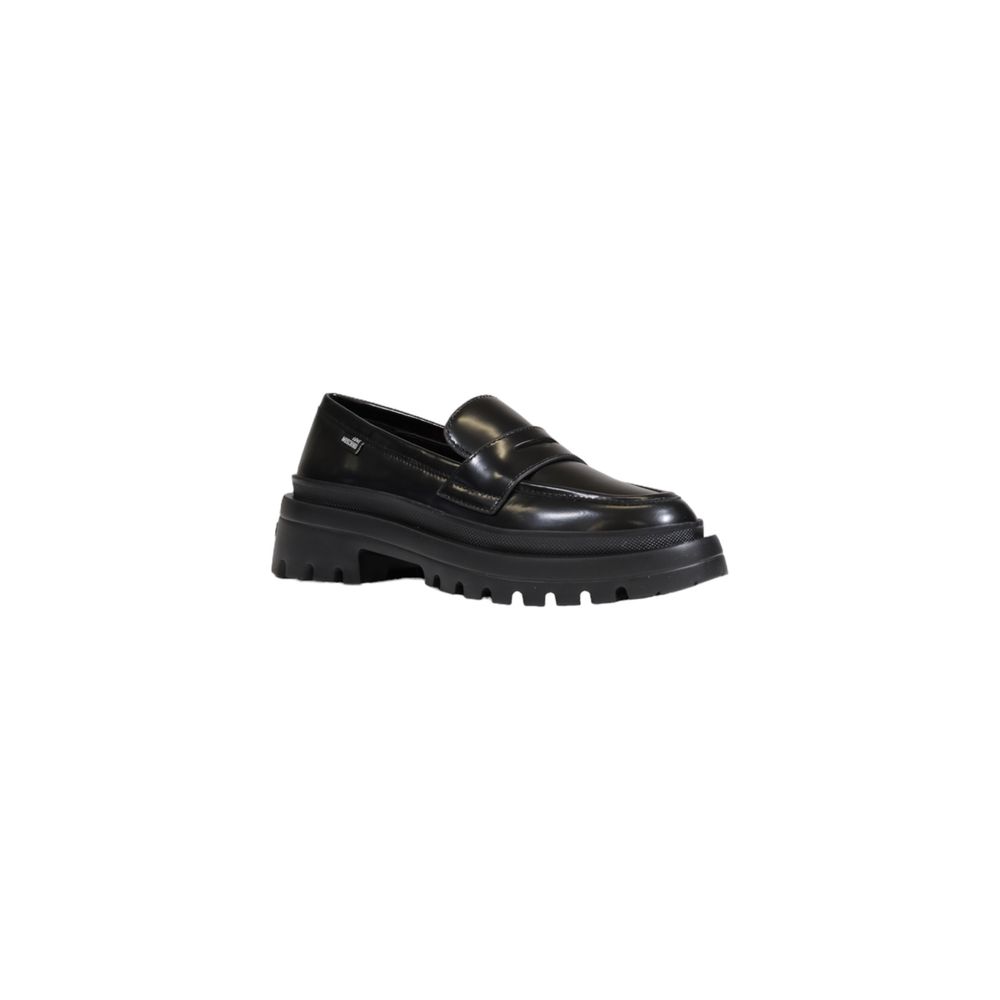 Love Moschino Black Polyethylene Flat Shoe