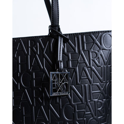 Armani Exchange Black Polyester Handbag