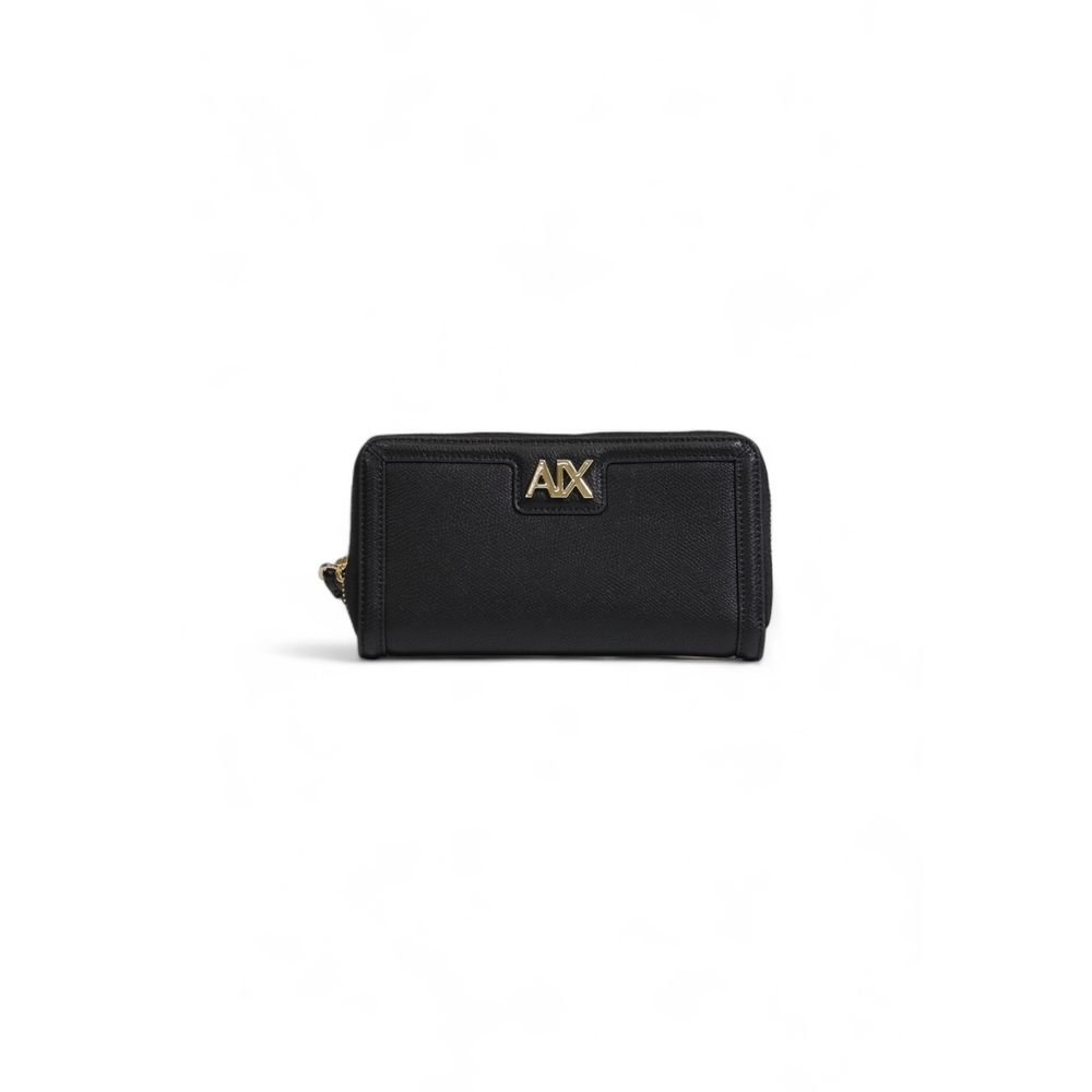 Armani Exchange Black Polyester Wallet