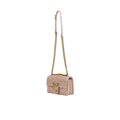 PINKO Pink Leather Handbag