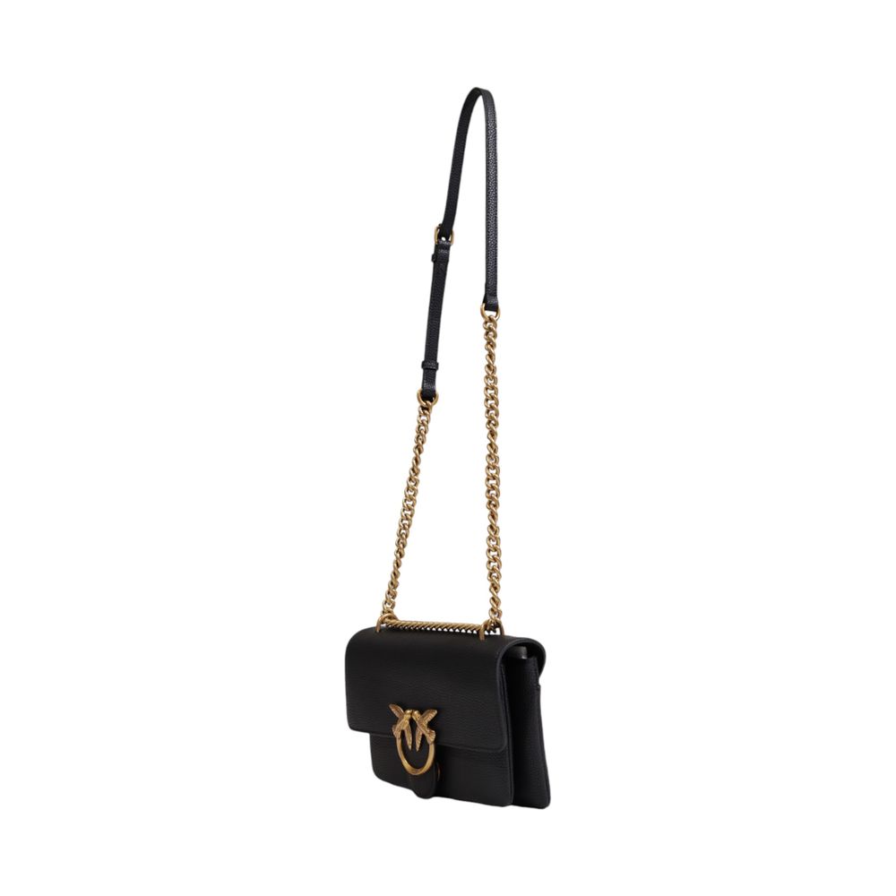 PINKO Black Leather Handbag